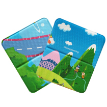 Childrens chair cushion Kindergarten student classroom small square cushion portable computer chair cushion floor office cushion thickened