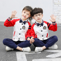 Kindergarten Garden clothes Spring and autumn clothes baseball clothes Inlan suit sports clothes Childrens class uniforms Three sets of elementary school uniforms