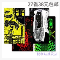 8 open 4K monochrome pure color scraped paper children handmade graffiti puzzle scraped wax paper gold and silver color