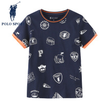polo sport childrens short sleeve menu - fitted round collar thin cotton sports half - sleeve fashion T - shirt coat