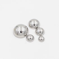 Stainless steel semi-circle mirror nail semi glass nail decorative nail acrylic decorative cover advertising glass clamping nail