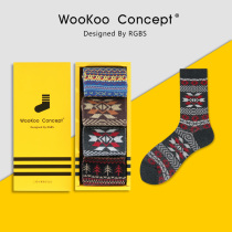 Socks mens short tube medium stockings Japanese retro casual autumn winter basketball socks street trend wind breathable sports socks