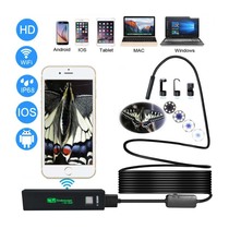 WIFI endoscopy 500W HD camera smartphone industrial unlocking pipe steam repair underwater probe