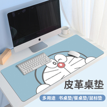 Oversized desk mat custom cute leather desk mat large mat student writing learning desktop office desk mat