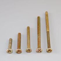 Switch socket panel extension screw wire box half-word head wire round screw ten screws M4M5M6