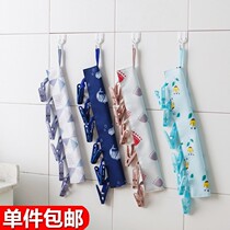 Creative portable fabric hanger business trip folding hanger bathroom clothes clothes clip magic clothes hanger