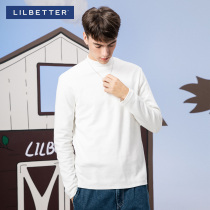 Lilbetter long sleeve T-shirt mens trend handsome coat autumn harbor style base shirt fashion brand Japanese mens autumn clothes