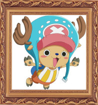 Classic cartoon animation animation One Piece King character Luffy cute Joba cross stitch cute version of elk cross stitch