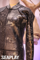 SEAPLAY black parquet camouflage new color overplay fabric Split Diving Suit Split Blouse Comfort Warm and anti-slip