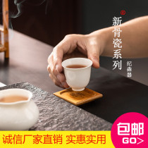 Accessories ceramic kung fu small tea cup set household tea bowl tea cup built single tea set purple sand bucket master tea cup