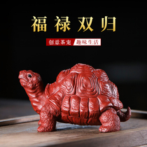 Purple sand creative tea pet handmade tea can raise personalized ornaments Dragon Turtle Tea play kung fu tea ceremony accessories tea set table
