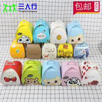 Portable pastry box birthday cake packaging box square mousse box baking box four inch cake box gift box