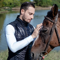 EPONA Autumn Winter New Mens vest sleeveless plus velvet warm and comfortable vest horse riding Leisure outdoor sports