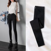 CULV black underpants woman outside wearing autumn and winter 2020 new Korean version tight fit with slim high waist pencil small leggings