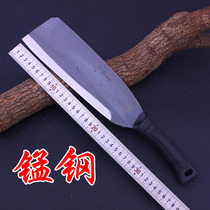 65 Manganese steel hand forged firewood knife Outdoor open road knife Tree chopping bamboo knife straight knife farm chopping knife Plastic handle agricultural tools