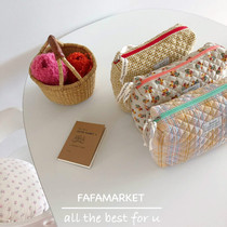 fafamarket Korean homemade multi-function storage bag cosmetic bag diaper bag super large capacity