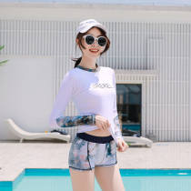 South Korea Diving Suit Womens Split Sunscreen Long Sleeve Swimsuit Conservative Jellyfish Coat Speed Dry Display Slim Snorkeling Snorkeling