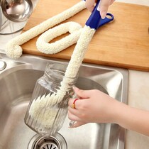 Wash quilt artifact Cup goblet brush long handle sponge wash bottle brush wine bottle brush can hang sober cleaning brush