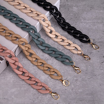 60cm acrylic chain resin package chain acrylic bag chain matt with hardware button handmade accessories accessories