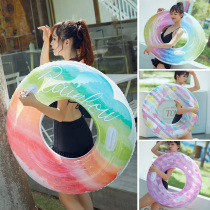 New net red adult lifebuoy adult swimming ring fat thickened swimming ring men and women armpit ring with handle blisters