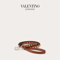 VALENTINO VALENTINO GARAVANI caramel color Rockstud Pet rivet Pet leash