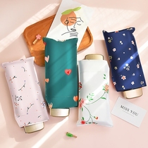 Japan CK parasol ultra light compact portable parasol sunscreen UV pocket capsule five fold rain dual use