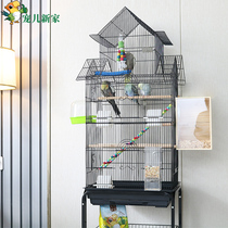 Luxury Large Bird Cage Parrot Cage General Large Villa Octopus Tiger Peony Xuan Phoenix Breeding Cage