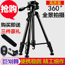 Dijie tripod SLR camera mobile phone live portable laser gun night fishing light thermometer camera camera bracket