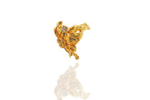 J LInN New Spot New Silver Designer Brand Flower Ring Original Personality Jewelry Visual Star Same