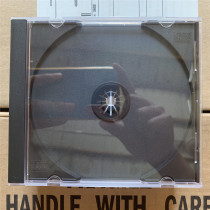 Imported new European and American single-disc plastic box 1 disc black background empty box 1CD box maintenance storage box