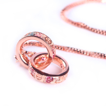 6 17g exquisite dreamy Dobao tourmaline pendant S925 inlaid