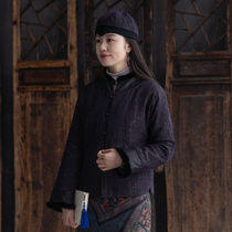 (Wind snow) mo shang hua kai original and White Silk xiang yun sha splicing marten mao jia merino wool coat