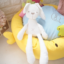 Sleeping rabbit texture stick pet dog poodle Teddy voice toy bite resistant simulation plush