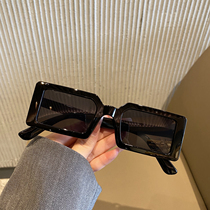 Funny Bungee Photo Glasses Retro Hong Kong Style Ins Cool Sunglasses Net Red Sand Sculpting Sunglasses Female Small Face