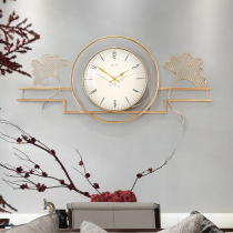 New Chinese hanging clock modern minimalist home clock light luxury living room personality creative hanging wall clock art decoration hanging watch