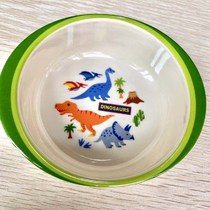 Spot Japan SKATER Dinosaur Nursery School Baby Childrens Rice Bowls Accessories Cutlery Resin Resistant