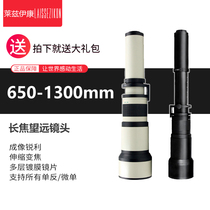 LEIZI Kang brand lens ULTRA-TELEPHOTO TELEPHOTO ZOOM 650MM-1300MM SLR MICRO single