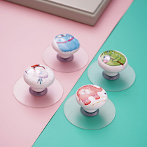 Wardrobe sticky pull handle drawer cabinet door traceless strong door handle non-perforated suction cup cabinet refrigerator handle