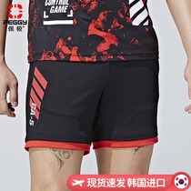 Peijia imported ball suit mens black red temperament shorts breathable quick-drying ultra-thin sweatpants summer New