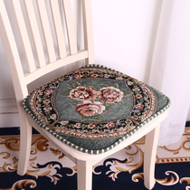 Chinese dining chair cushion cushion European household removable and washable Four Seasons thick simple non-slip solid wood table stool seat cushion