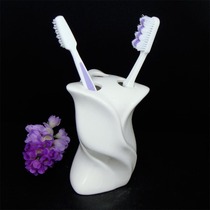 Ceramic toothbrush tube creative characteristic pendulum pen holder eyebrow pen makeup pen storage rack