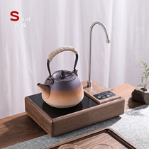 Shououou hand-painted pottery teapot high temperature resistant automatic water-powered pottery stove integrated convenient tea brewing tea steaming tea
