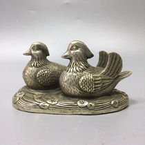 Copper mandarin ducks a pair of Mandarin birds and couples to resolve the corner to help marriage wedding gifts home furnishings