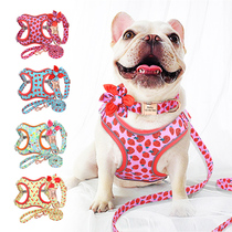 Dog Traction Rope Small Canine Teddy Kirkie Supplies Collar Medium Dog Vest Type Chest Strap Walk Dog Rope Chain Sub
