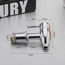 Drain nozzle Boiling water bucket stainless steel high temperature milk tea shop straight water tank insulation bucket Faucet water nozzle outlet nozzle