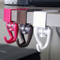 Japan imported door back hook nail-free and punch-free creative hook plastic drawer seam hook 2 door hooks