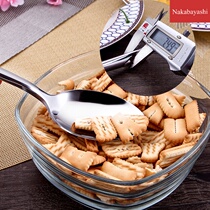 Student spoon big rice spoon split meal stainless steel rice spoon spoon spoon large 430 mixed rice public