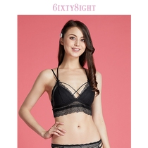 6IXTY8IGHT 68 official sexy lace beauty back thin bra cover underwear women without steel rim BR07632
