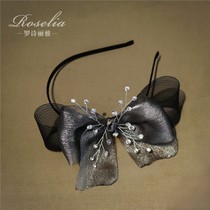 Excessively exaggerated creative silver gray children walking headdress girl princess perform hoop dance tututu skirt accessories