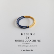 Boys wrist jewelry Boyfriend loose leather band headband small dual-use simple boyfriend bracelet leather case hair rope